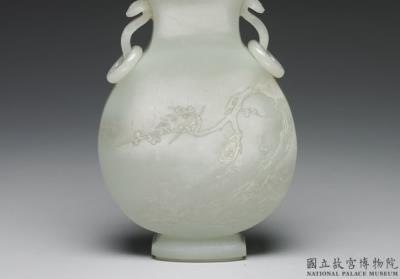 图片[2]-Jade flask with ruyi-shaped handles, Qing dynasty (1644-1911)-China Archive